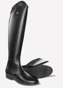 Mark Todd Long Leather Competition Field Boots - Black