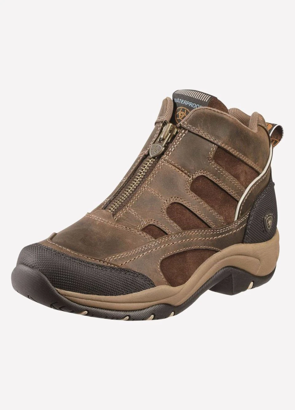 Ariat Womens Terrain H20 Zip Boots - Distressed Brown 3 Ariat Womens Terrain H20 Zip Boots - Distressed Brown