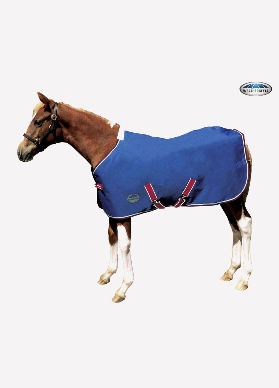 Weatherbeeta Original 1200D Foal Rug - Navy/Red/White 4 Weatherbeeta Original 1200D Foal Rug - Navy/Red/White - Image 2