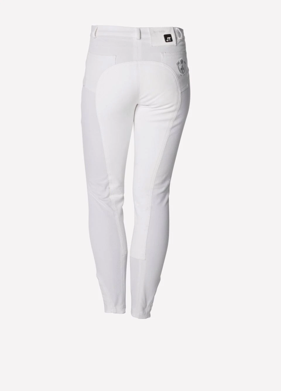 Just Togs Womens Solana Full Seat Breeches - White 5 Just Togs Womens Solana Full Seat Breeches - White - Image 3