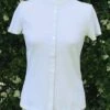 Equiline Ladies Giordana Polo Shirt - White 1 Equiline Ladies Giordana Polo Shirt - White -Equestrian Supply Store giordana