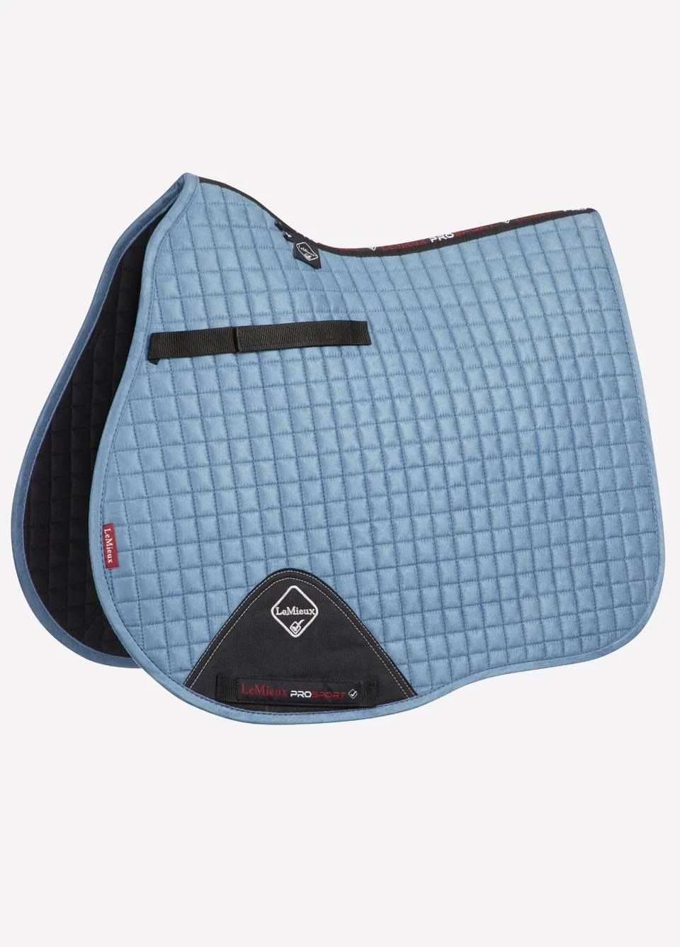 LeMieux ProSport Suede GP Square - Ice Blue 3 LeMieux ProSport Suede GP Square - Ice Blue