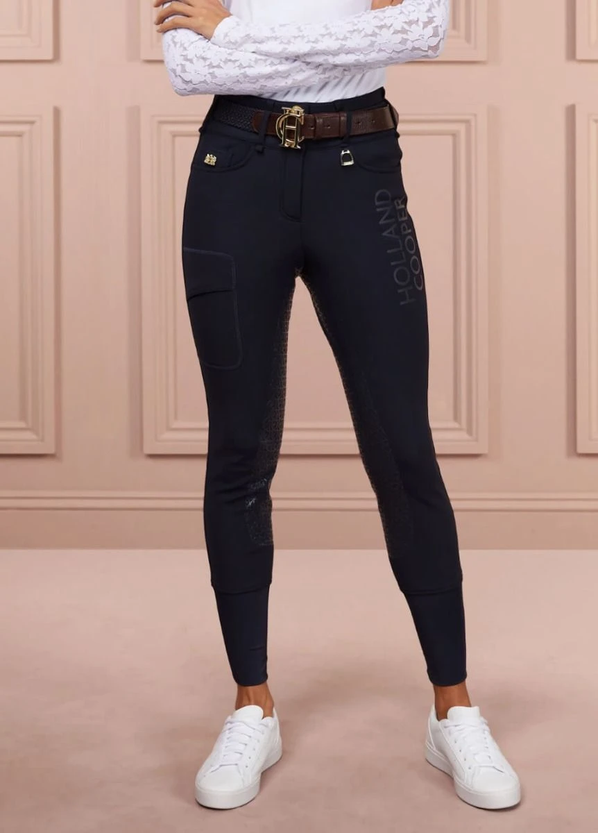 Holland Cooper Bolesworth Thermal Breeches - Ink Navy 3 Holland Cooper Bolesworth Thermal Breeches - Ink Navy