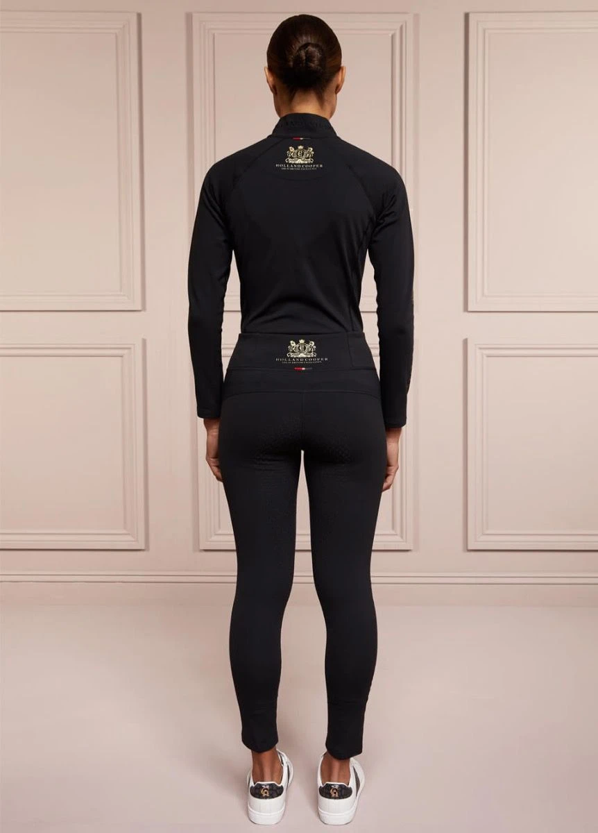 Holland Cooper Halcot Thermal Legging - Black 4 Holland Cooper Halcot Thermal Legging - Black - Image 2