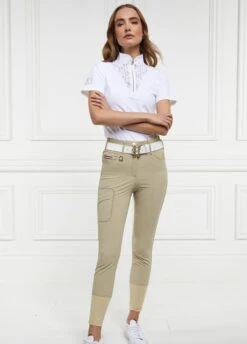 Holland Cooper Hickstead Breeches - Stone -Equestrian Supply Store hc hickstead breech stone 2rdy