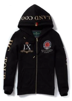 Holland Cooper Team Hoodie - Black -Equestrian Supply Store hc hoodie black 3rdy
