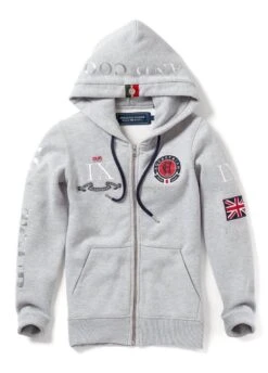 Holland Cooper Team Hoodie - Grey Marl 7 Holland Cooper Team Hoodie - Grey Marl -Equestrian Supply Store hc hoodie grey 3rdy