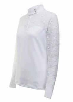 Holland Cooper Newbury L/S Base Layer - White -Equestrian Supply Store hc newbury ls white 3rdy