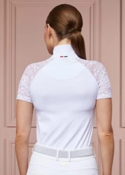 Holland Cooper Newbury S/S Base Layer - White 6 Holland Cooper Newbury S/S Base Layer - White -Equestrian Supply Store hc newbury white 2rdy