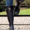 Holland Cooper Zip Chelsea Wellington - Matte Black 2 Holland Cooper Zip Chelsea Wellington - Matte Black -Equestrian Supply Store hcchelseamatteblack2rdy