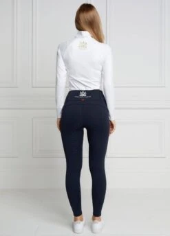 Holland Cooper Thermal Full Grip Leggings - Ink Navy -Equestrian Supply Store hcthermalinknavy3rdy