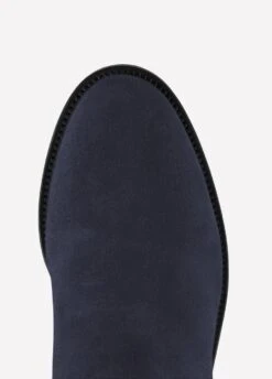 Fairfax & Favor Heeled Regina Suede Boot - Navy -Equestrian Supply Store heelreginanavy3