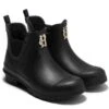 Holland Cooper Rubber Chelsea Boot - Black -Equestrian Supply Store holland cooper rubber boot black 1rdy