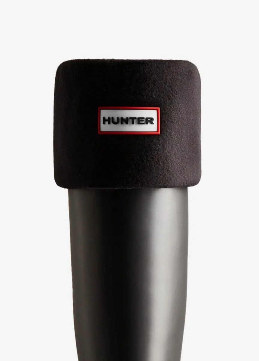 Hunter Recycled Fleece Tall Boot Sock - Black 3 Hunter Recycled Fleece Tall Boot Sock - Black