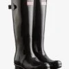 Hunter Womens Adjustable Gloss Tall Boot - Black 1 Hunter Womens Adjustable Gloss Tall Boot - Black -Equestrian Supply Store hunter gloss tall adjust black 1rdy