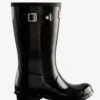 Childs Hunter Gloss Wellingtons - Black