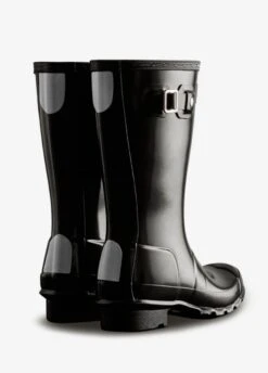 Childs Hunter Gloss Wellingtons - Black -Equestrian Supply Store hunter kids gloss black 3rdy