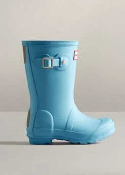 Childs Hunter Wellingtons - Borealis Blue -Equestrian Supply Store hunterchildborealis2rdy