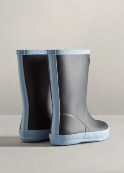 Hunter Kids First Insulated Wellingtons - Navy/Blue Frost -Equestrian Supply Store hunterfirstnavy3rdy