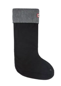 Hunter Glitter Tall Boot Sock - Silver/Black -Equestrian Supply Store hunterglitterbootsocksilver2rdy