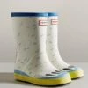 Hunter Kids First Classic Polar Bear Wellingtons - White -Equestrian Supply Store hunterpolarbearwhite1rdy