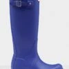 Hunter Womens Original Tall Wellington Boots - Bitter Indigo 2 Hunter Womens Original Tall Wellington Boots - Bitter Indigo -Equestrian Supply Store huntertallindigo1rdy