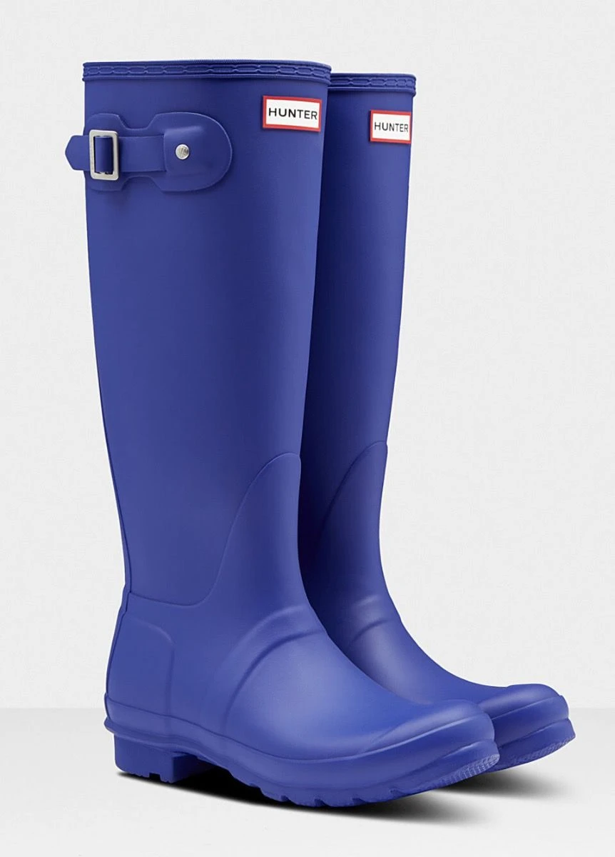 Hunter Womens Original Tall Wellington Boots - Bitter Indigo 4 Hunter Womens Original Tall Wellington Boots - Bitter Indigo - Image 2