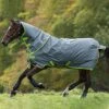 Amigo Hero 900 Plus Medium Disc Front Turnout - Grey/Green 1 Amigo Hero 900 Plus Medium Disc Front Turnout - Grey/Green -Equestrian Supply Store hwplusgreylime1rdy