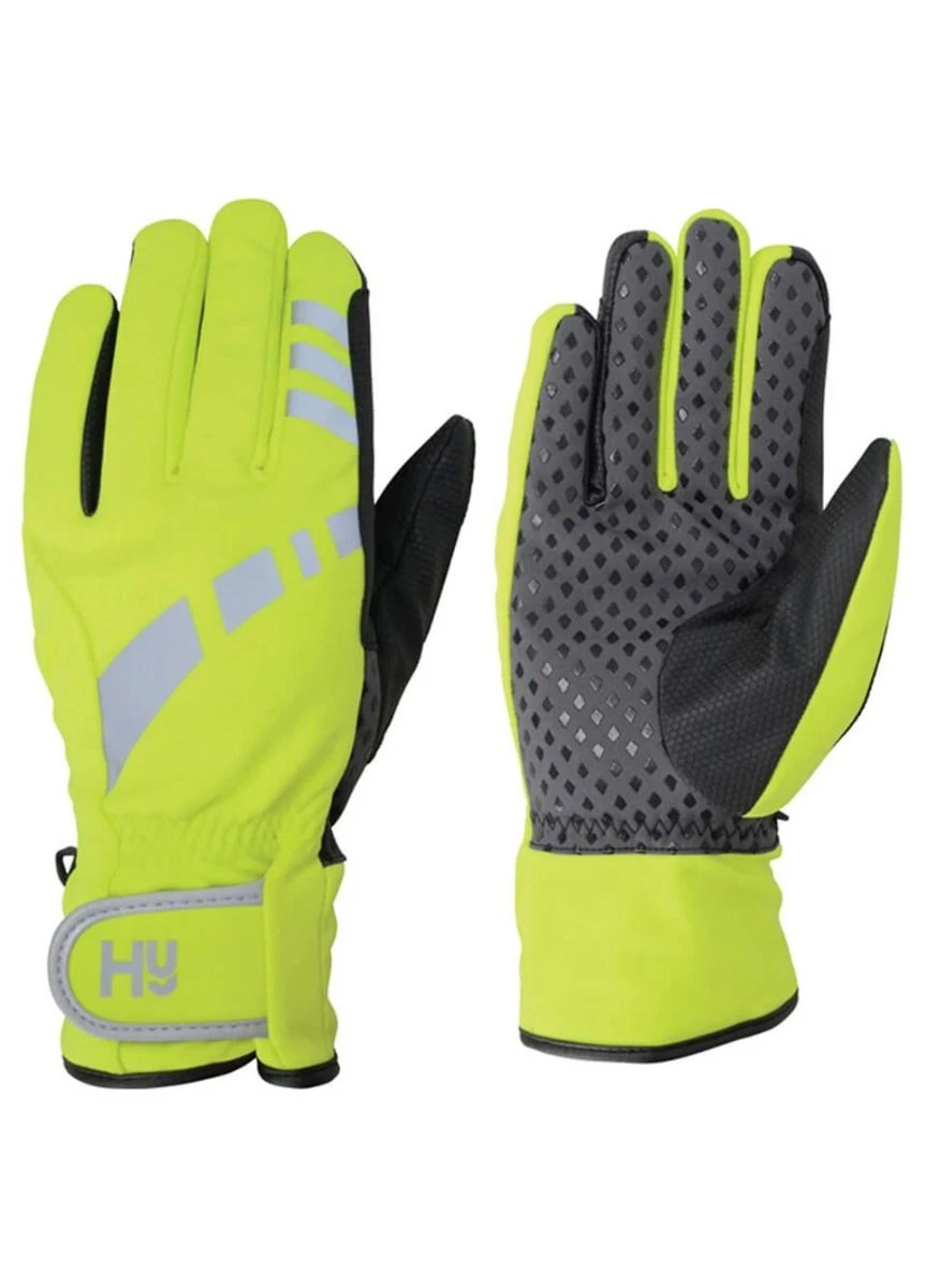 HyViz Reflective Waterproof Gloves - Yellow 3 HyViz Reflective Waterproof Gloves - Yellow