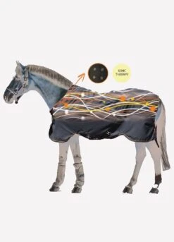 Rambo Ionic Stable Sheet - Black -Equestrian Supply Store ionictherapyrdy