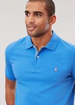 Joules Mens Hanfield Polo Shirt - Eton Blue -Equestrian Supply Store joules hanfield eton blue4