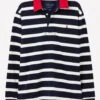Joules Mens Onside Rugby Shirt - Navy Stripe -Equestrian Supply Store joules mens onside 1