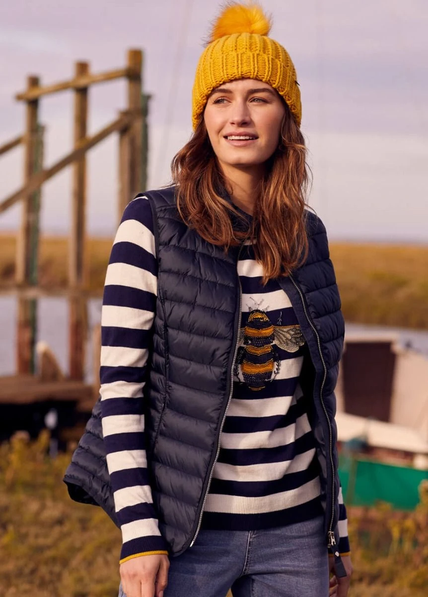 Joules Furlton Padded Gilet - Navy 3 Joules Furlton Padded Gilet - Navy