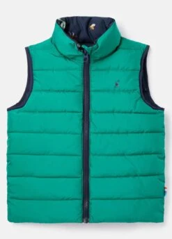 Joules Children's Gruffalo Flip It Reversible Gilet - Navy -Equestrian Supply Store joulesgiletgruffalonavy2rdy