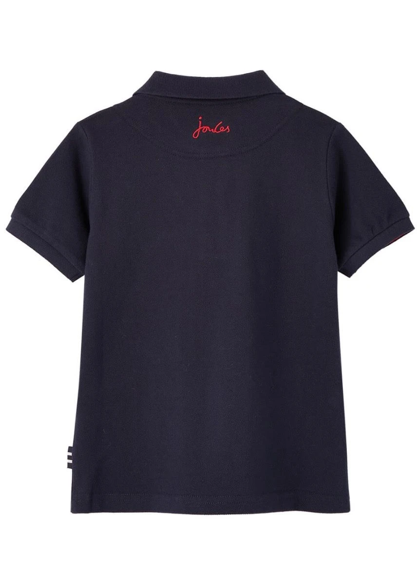 Joules Woody Mini Me Polo Shirt - French Navy 4 Joules Woody Mini Me Polo Shirt - French Navy - Image 2