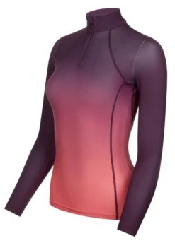 LeMieux Spectrum Base Layer - Aubergine/Papaya -Equestrian Supply Store lemieux baselayer spectrum papaya 2rdy