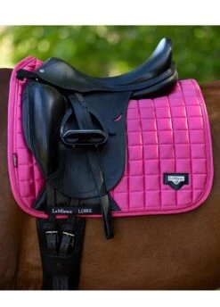 LeMieux Loire Classic Dressage Square - Watermelon -Equestrian Supply Store lemieux dressage square watermelon 2rdy