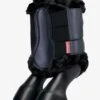 LeMieux Fleece Edged Mesh Brushing Boot - Twilight Navy 1 LeMieux Fleece Edged Mesh Brushing Boot - Twilight Navy -Equestrian Supply Store lemieux fleece brush boot twilight navy 1rdy