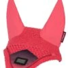 LeMieux Spectrum Fly Hood - Aubergine/Papaya -Equestrian Supply Store lemieux fly hood spectrum papaya 1rdy