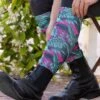 LeMieux Footsie Socks - Tropical Palm -Equestrian Supply Store lemieux footsie socks tropical 1rdy
