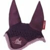 LeMieux Mini Fly Hood - Fig -Equestrian Supply Store lemieux mini fly hood fig 1rdy