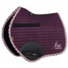 LeMieux Mini Suede Jump Square - Fig -Equestrian Supply Store lemieux mini saddle pad fig 1rdy