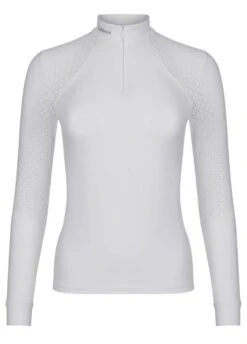 LeMieux Olivia Long Sleeve Show Shirt - White 7 LeMieux Olivia Long Sleeve Show Shirt - White -Equestrian Supply Store lemieux olivia ls shirt white 2rdy