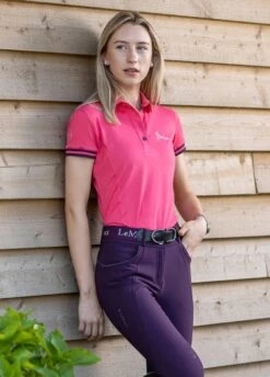 LeMieux Polo Shirt - Watermelon 13 LeMieux Polo Shirt - Watermelon -Equestrian Supply Store lemieux polo shirt watermelon 6rdy