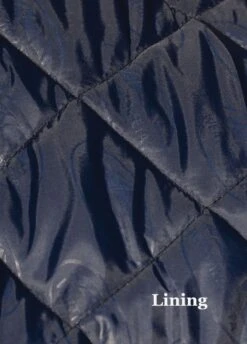 Weatherbeeta ComFiTec Diamond Quilt Detach A Neck Medium Stable Rug - Blue/Charc/White -Equestrian Supply Store lining