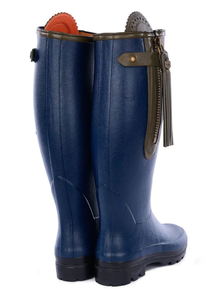 Le Chameau L'Alliance Neo Wellingtons - Navy 4 Le Chameau L'Alliance Neo Wellingtons - Navy - Image 2