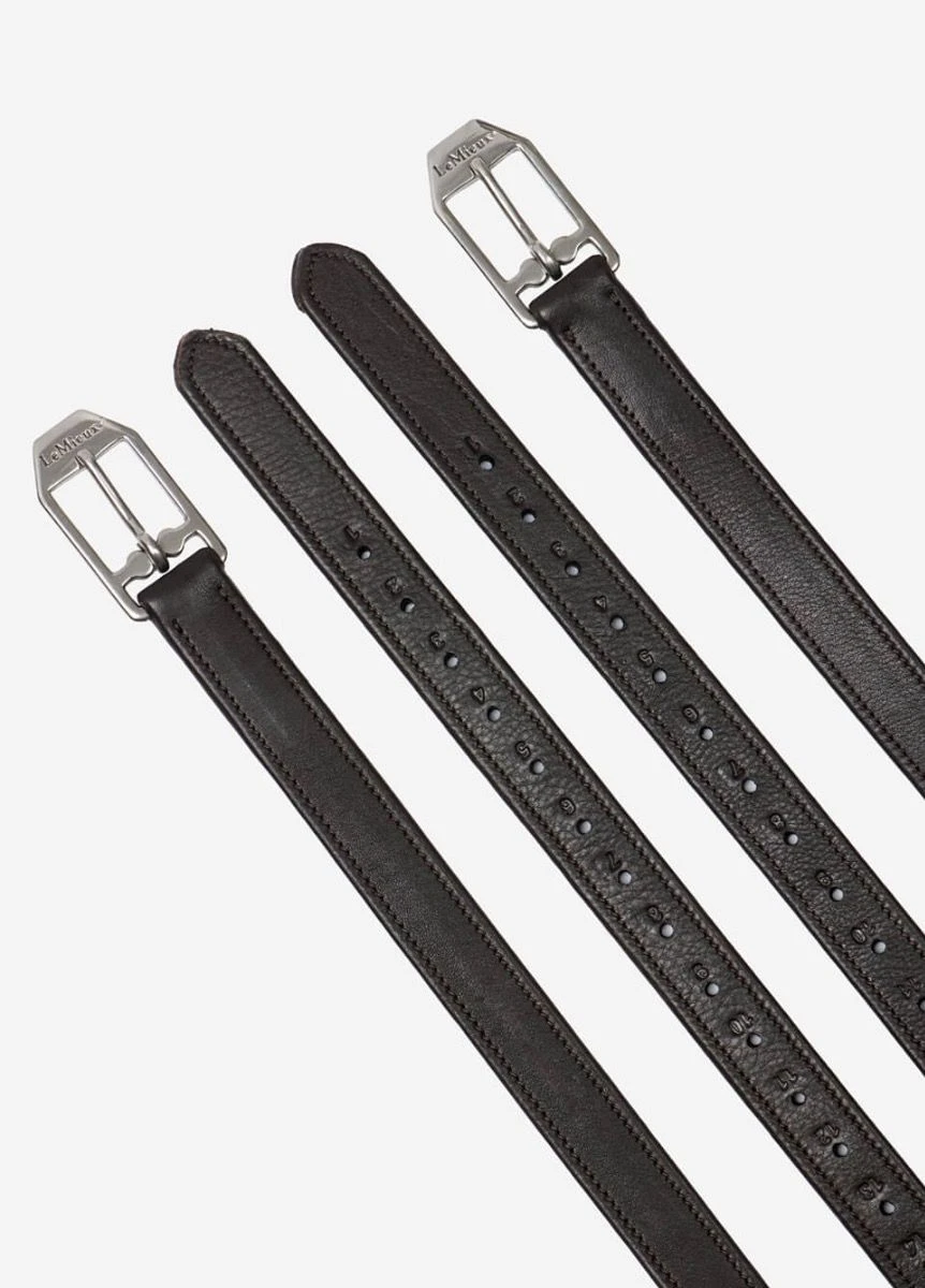 LeMieux Arika Stirrup Leathers - Brown 4 LeMieux Arika Stirrup Leathers - Brown - Image 2