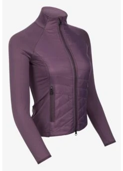 LeMieux Astra Jacket - Dove -Equestrian Supply Store lm astra dove 3rdy