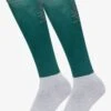 LeMieux Competition Socks - Spruce -Equestrian Supply Store lm comp socks spruce 1rdy
