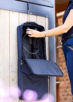 LeMieux Elite Pro Bridle Bag - Navy -Equestrian Supply Store lm elite bridle bag navy 2rdy